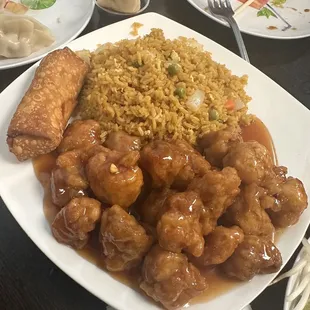 Orange Chicken Lunch Meal
