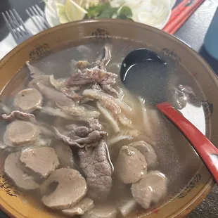 P1. Combo Beef Pho Noodle Soup