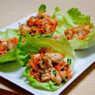 Chicken lettuce Wrap for those Hot Summers
