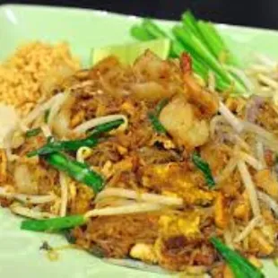 Pad Thai the National Dish of Thailand! It's sweet and spicy!