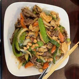 Kung Bao Triple Delight
