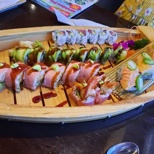 sashimi, sushi, food, sushi and sashimi