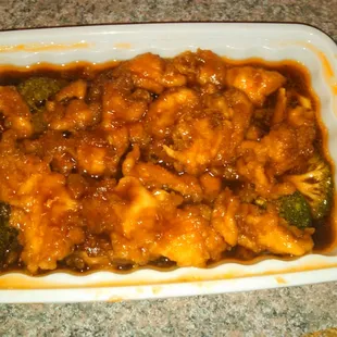 Honey glazed crispy chicken