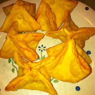Crab Rangoon, yummy!