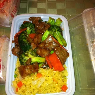 Beef w broccoli
