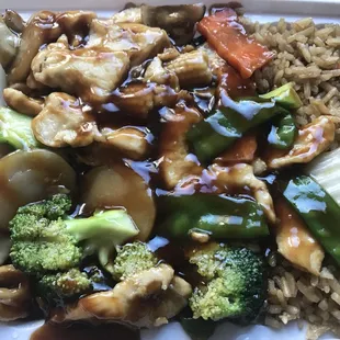 Chicken with mixed vegetables