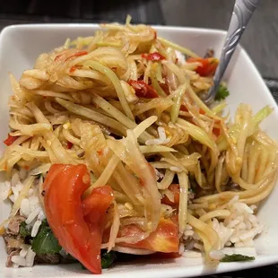 Papaya Salad with Fermented Fish.