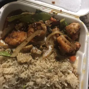 Kung pao shrimp