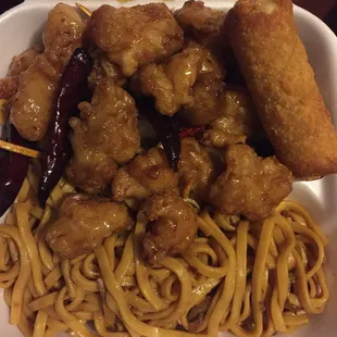 Spicy orange chicken