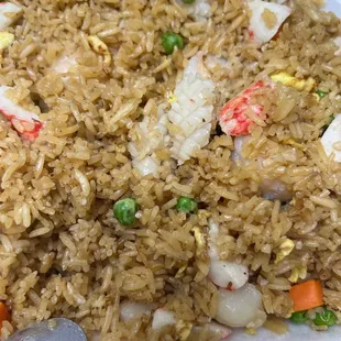 Seafood fried rice