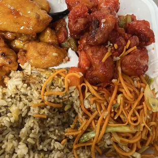 31. Sesame Chicken and 28. Orange Chicken