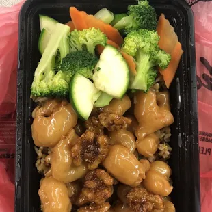 Walnut Shrimp Bowl