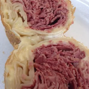 Corn beef egg roll on deck!