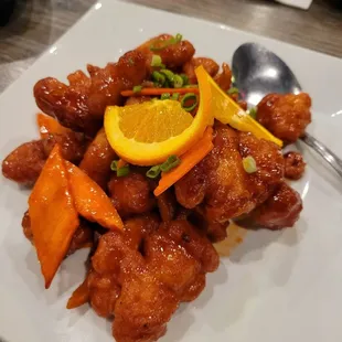 Orange Chicken.