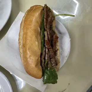 SW3. Vietnamese Sandwich with Grilled Beef