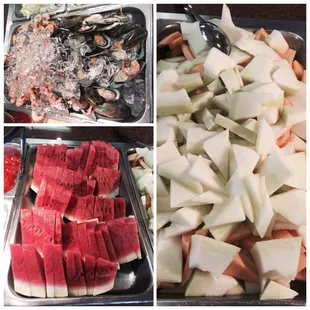 a variety of fruits and vegetables