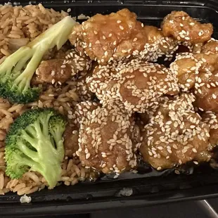 Sesame Chicken Platter