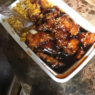 Sesame chicken