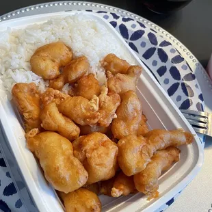 4. Sweet and Sour Chicken Dinner