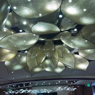 Inside beautiful ceiling light decoration