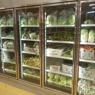 Vegetables section.