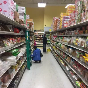 Flour, noodles, and beans