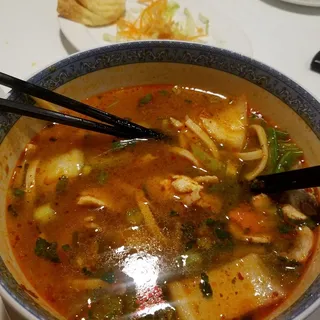Ma la Noodle Chicken Soup