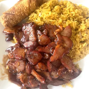 Boneless spare ribs are delicious.  Signature Asian flavor with a floral essence slight bouquet.