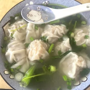 REALLY fresh wonton soup!