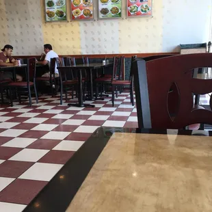 Pretty sparse at noon