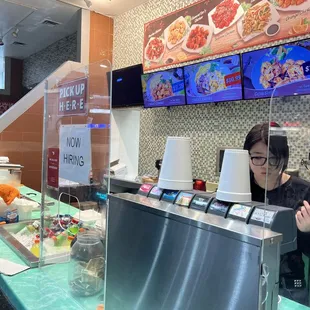 interior, sushi and sashimi