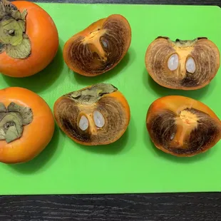 Persimmons that are almost too scary to eat