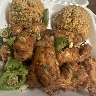 Salt and pepper wings