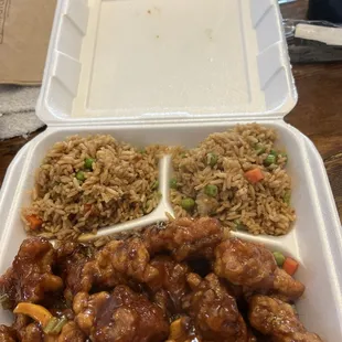 Orange chicken
