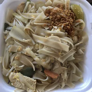 Pad Thai. At least that is what it's supposed to be.