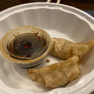 a dumpling and a compass