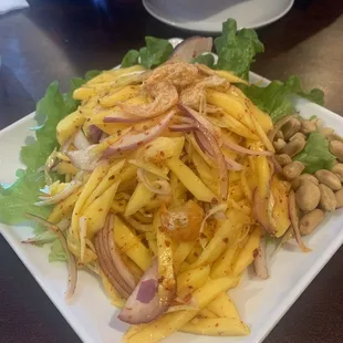 Mango papaya salads