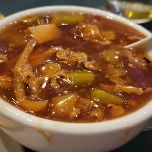 Hot and  sour soup