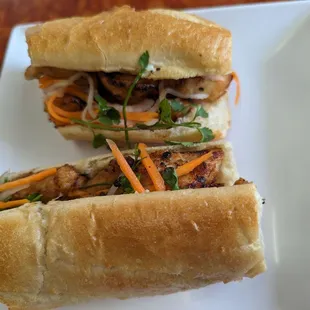 Chicken Banh Mi sandwich