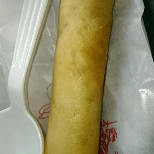 The tiny crap egg roll, lunch special.