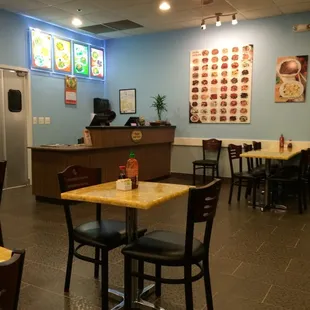 sushi and sashimi, interior