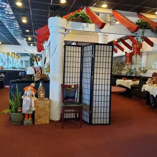 Part of restaurant