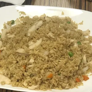 Chicken fried rice dine in