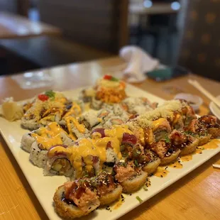Buckeye* Morse* Spicy Salmon* Spicy Tuna*
