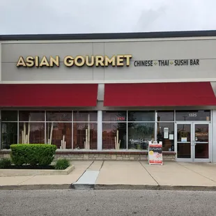 outside