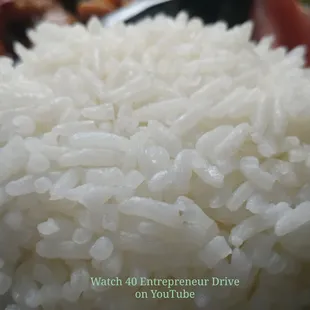 Steamed rice