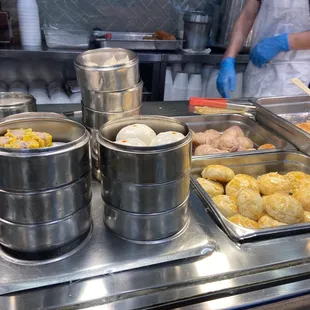 a variety of food items