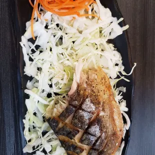 Half of my saba, I had to taste it before posting a picture