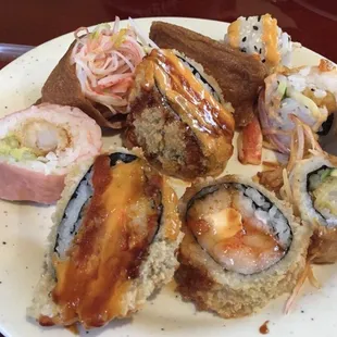 My first trip to the sushi bar.