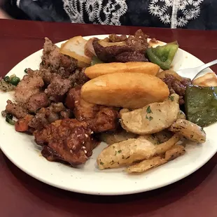 a plate of food